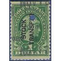 Scott RD 12 $1.00 Stock Transfer Stamp: Liberty 1918-22 Used