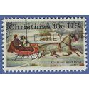 #1551 10c Christmas Currier and Ives 1974 Used