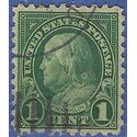 # 581 1c George Washington 1923 Used