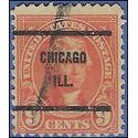 # 641 9c Thomas Jefferson 1927 Used Precancel CHICAGO ILL.