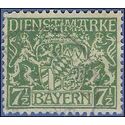 Germany Bavaria #O 9 1917 Used