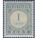 Netherlands #J 45 1913 Mint H Tone Spot