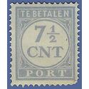 Netherlands #J 54 1913 Mint H Toned Gum