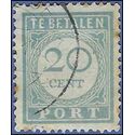 Netherlands #J 58 1913 Used Toned Edge