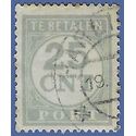 Netherlands #J 69 1925 Used Toned Edge