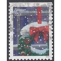 #5146 (47c Forever) Wreath in Window Booklet Single 2016 Used