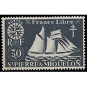 St. Pierre and Miquelon # 303 1942 Mint H