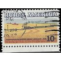 #1506 10c Rural America Wheat Fields and Trains 1974 Used