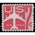 Scott C 60 7c US Airmail Silhouette of Jet Airliner 1960 Mint NH