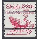 #1900a 5.2c Sleigh 1880s Bureau Precancel Coil Single 1983 Mint NH