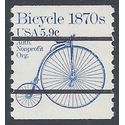 #1901a 5.9c Bicycle 1870s Coil Single Bureau Precancel 1982 Mint NH