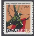 #3770 10c Atlas Statue N.Y. City PNC Single #V21111 2003 Used