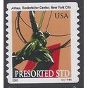 #3770 10c Atlas Statue N.Y. City PNC Single #V11111 2003 Used
