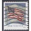 #5054 (49c Forever) U.S. Flag Booklet Single(SSP) 2016 Used