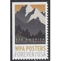 #5180 (49c Forever) WPA Posters See America Welcome to Montana  2017 Used