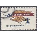 #1341 $1.00 Airlift Issue 1968 Used