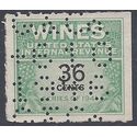 Scott RE135 36c Internal Revenue: Wines 1942 Used