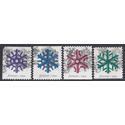 #5031-5034 Geometric Snowflakes Set/4 2015 Used