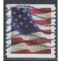 #5158 (49c Forever) US Flag Coil Single (BCA) 2017 Used