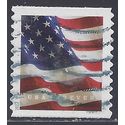 #5158 (49c Forever) US Flag Coil Single (BCA) 2017 Used