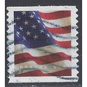 #5158 (49c Forever) US Flag Coil Single (BCA) 2017 Used