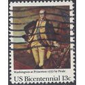 #1704 13c Washington at Princeton 1977 Used