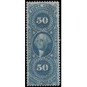 Scott R 60c 50c US Internal Revenue - Original Process 1862-1871 Used.