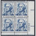 #1283b 5c George Washington (Redrawn) PB/4 1967 Mint NH