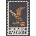 #1344 6c Register & Vote 1968 Mint NH