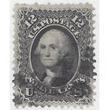 #  97 12c George Washington Strong Grill 1868 Used