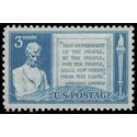 # 978 3c 85th Anniversary Gettysburg Address 1948 Mint NH