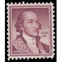 #1046 15c Liberty Issue John Jay 1958 Used