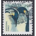 #4989 22c Penguins First Class Additional Ounce 2015 Used