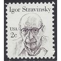 #1845 2c Igor Stravinsky 1982 Mint NH