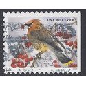 #5127 (47c Forever) Songbirds Cedar Waxwing 2016 Used