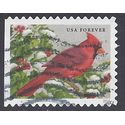 #5128 (47c Forever) Songbirds Northern Cardinal 2016 Used