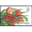 #3311 33c Tropical Flowers Royal Poinciana 1999 Used