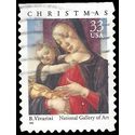 #3355 33c Madonna and Child Booklet Single 1999 Used