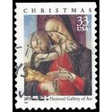 #3355 33c Madonna and Child Booklet Single 1999 Used