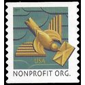 #4495 5c Nonprofit org. Art Deco Bird Coil Single 2011 Used