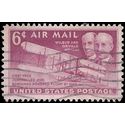 Scott C 45 6c US Air Mail Wilbur and Orville Wright 1949 Used