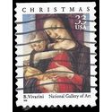 #3355 33c Madonna and Child Booklet Single 1999 Used