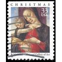 #3355 33c Madonna and Child Booklet Single 1999 Used