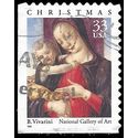 #3355 33c Madonna and Child Booklet Single 1999 Used