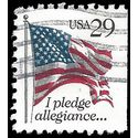 #2593 29c I Pledge Allegiance...Booklet Single 1992 Used
