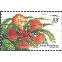 #3311 33c Tropical Flowers Royal Poinciana 1999 Used