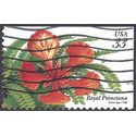 #3311 33c Tropical Flowers Royal Poinciana 1999 Used