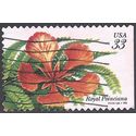 #3311 33c Tropical Flowers Royal Poinciana 1999 Used