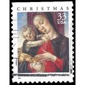#3355 33c Madonna and Child Booklet Single 1999 Used