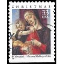 #3355 33c Madonna and Child Booklet Single 1999 Used